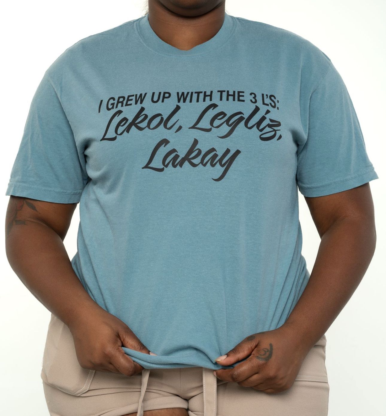 I GREW UP WITH THE 3 L( Lekol, Legliz , Lakay)