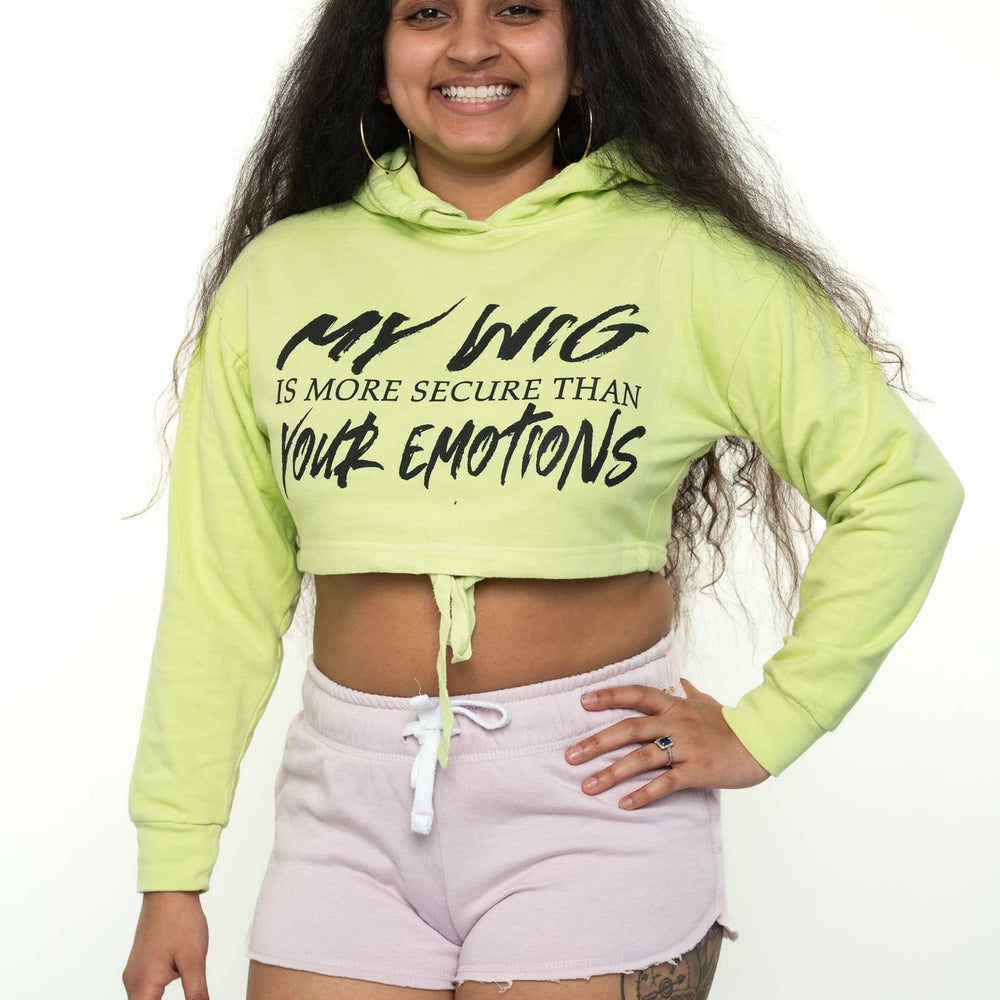 
                  
                    MY WIG IS MORE SECURE THAN YOUR EMOTION
                  
                